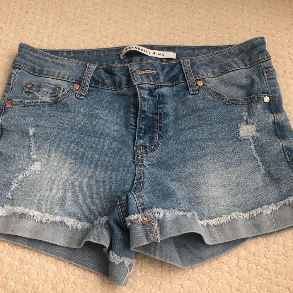 Juniors denim shorts